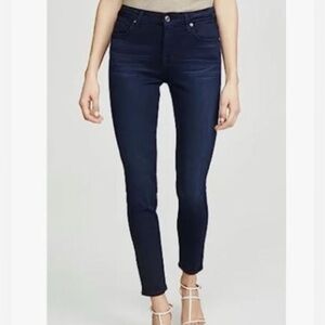 7 For All Mankind B(air) High Waist Ankle Skinny blue